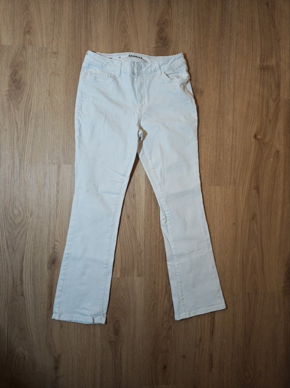 Sonoma Straight Leg White Jeans